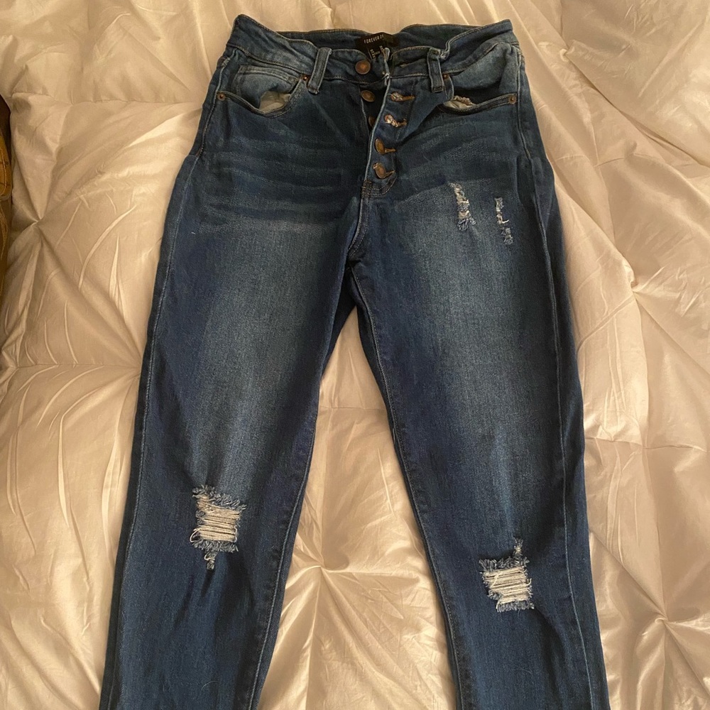 High Rise No Stretch Forever 21 Jeans!